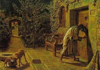 William Holman Hunt : The Importunate Neighbour